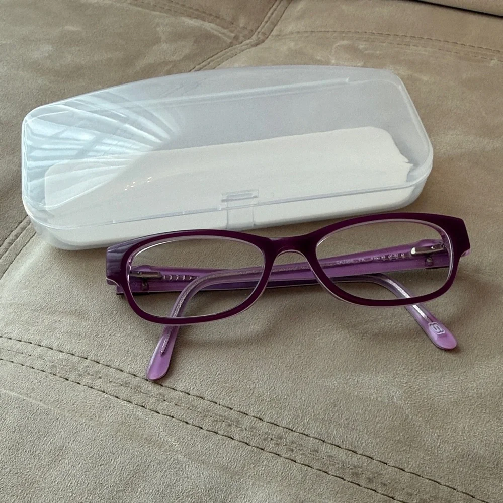 Sketchers Girls Purple Eyeglasses with Case